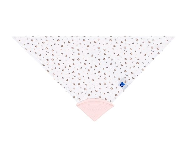 Лигавник-бандана с чесалка Savanna Pattern Pinkin stock