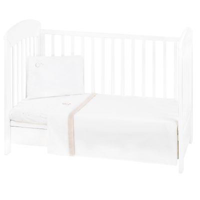 Бебешки спален комплект с бродерия 3 части EU Style 60/120 Dream Big Beigeout of stock