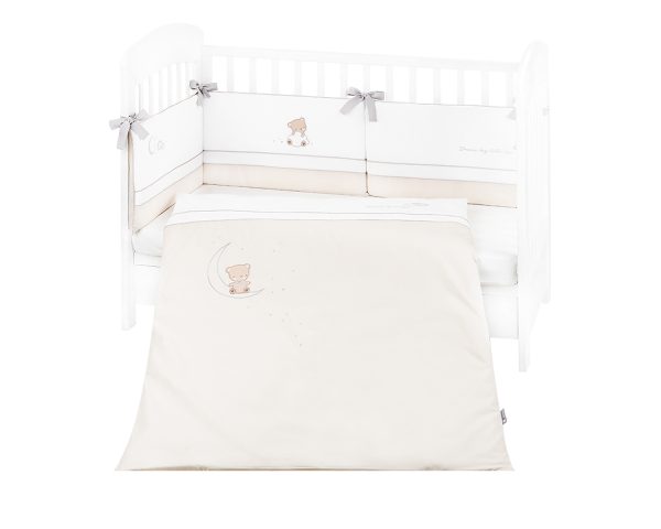 Бебешки спален комплект с бродерия 2 части EU style 60/120 Dream Big Beigein stock