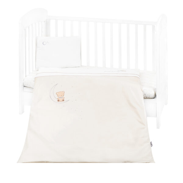 Бебешки спален комплект с бродерия 3 части Dream Big Beigeout of stock