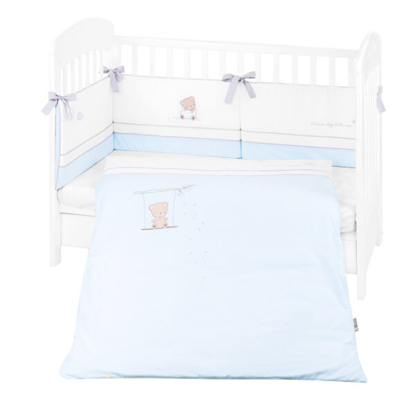 Бебешки спален комплект с бродерия 2 части EU style 70/140 Dream Big Bluein stock