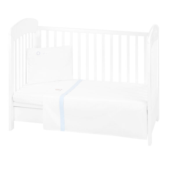 Бебешки спален комплект с бродерия 3 части EU Style 70/140 Dream Big Bluein stock