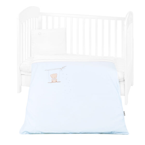 Бебешки спален комплект с бродерия 5 части Dream Big Bluein stock