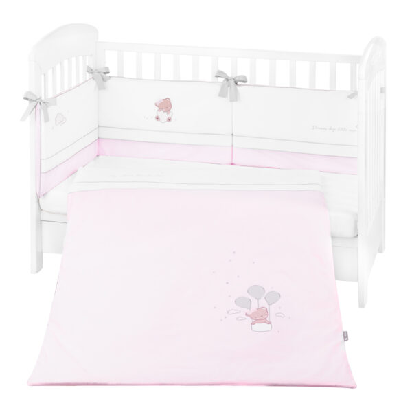 Бебешки спален комплект с бродерия 2 части EU style 60/120 Dream Big Pinkin stock