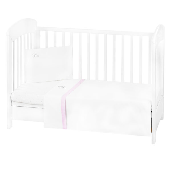 Бебешки спален комплект с бродерия 3 части EU Style 70/140 Dream Big Pinkin stock