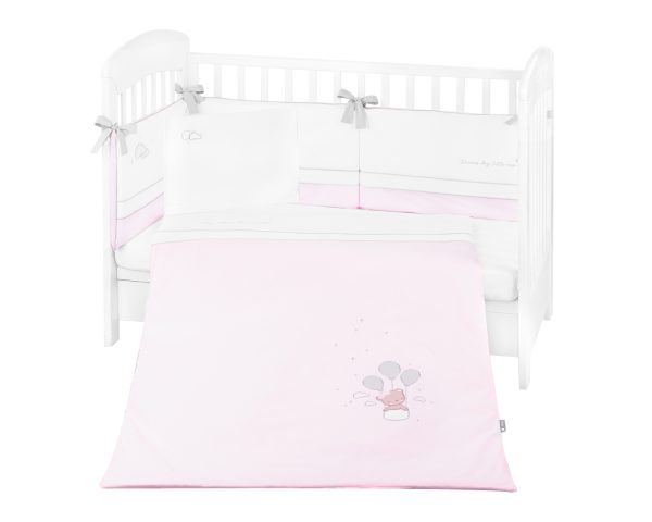 Бебешки спален комплект с бродерия 6 части 70/140 Dream Big Pinkin stock