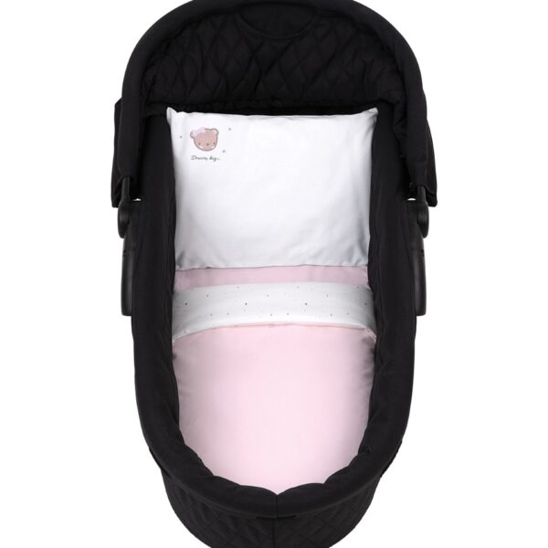 Бебешки спален комплект за количка 6 части Dream Big Pinkin stock