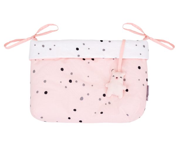Кош за памперси с връзки Bear with me Pinkin stock