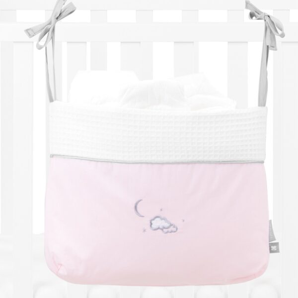 Кош за памперси с връзки Dream Big Pinkin stock