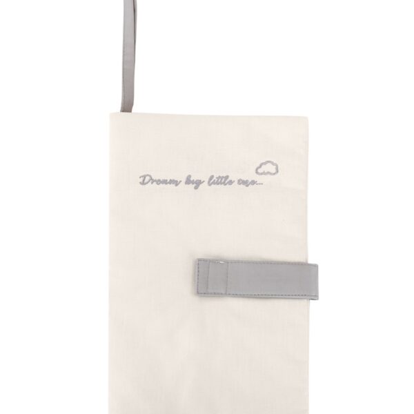Несесер за памперси с бродерия Dream Big Beigein stock