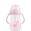 Чаша със силиконовa сламка 300мл Dino World Pinkin stock