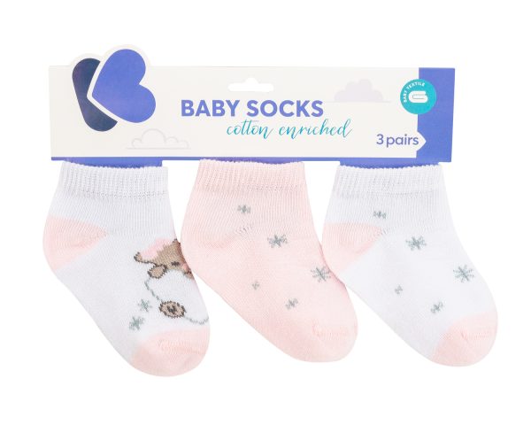 Бебешки летни чорапи Dream Big Pink 1-2гin stock