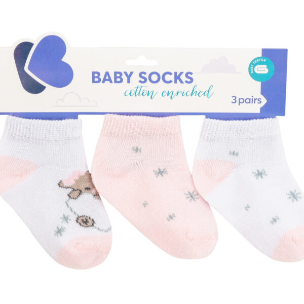 Бебешки летни чорапи Dream Big Pink 2-3гin stock