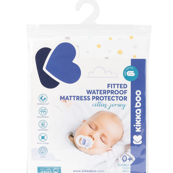 Протектор за матрак с борд - трико 60/120/15 см Dotsin stock