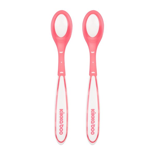 Лъжици термосензорни 2бр Boo Pinkin stock