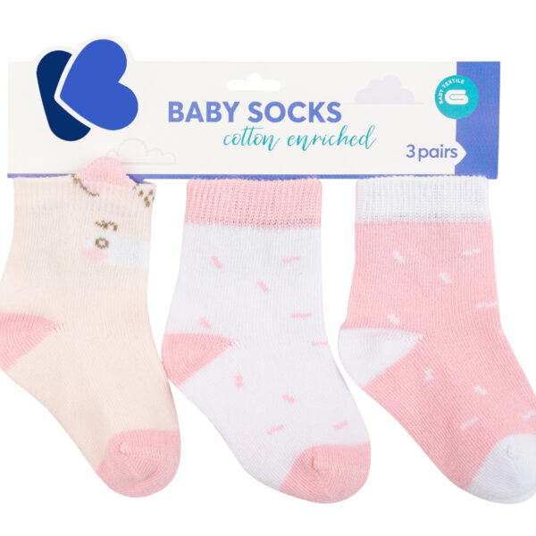 Бебешки чорапи с 3D уши Hippo Dreams 2-3гin stock