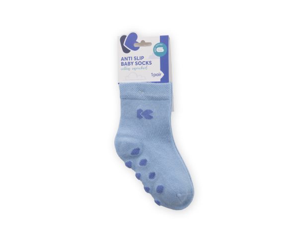 Бебешки чорапи с релефно стъпало Dark Blue 1-2гin stock