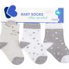 Бебешки чорапи с 3D уши Joyful Mice 0-6мin stock