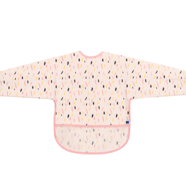 Непромокаем лигавник с ръкави и джоб Arty Pink Patternin stock