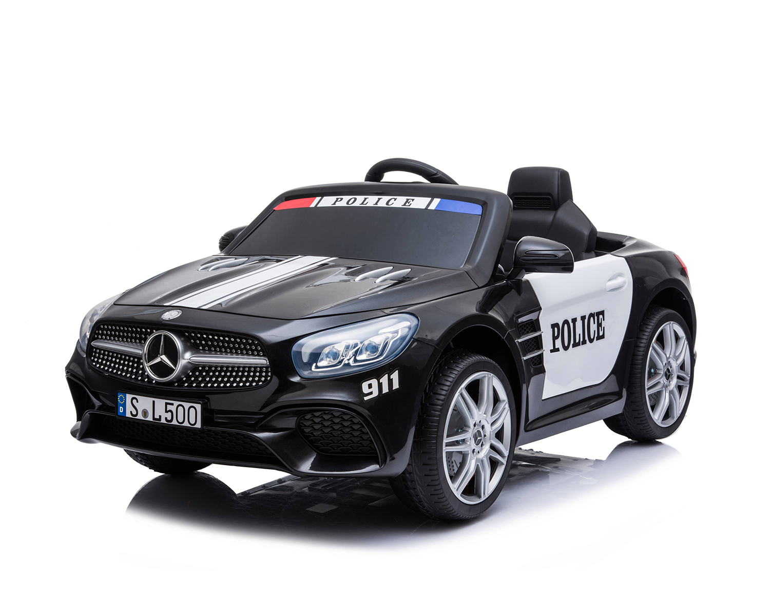 Акумулаторна кола Licensed Mercedes Benz SL500 Police Blackout of stock