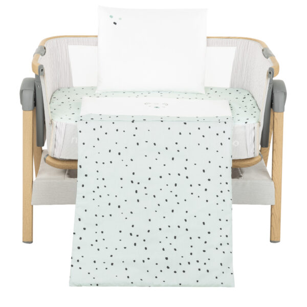 Бебешки спален комплект за мини-кошара 5ч Bear with me Mintout of stock