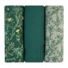 Комплект 3 бр муселинови пелени 75х75 см Secret Garden Greenin stock