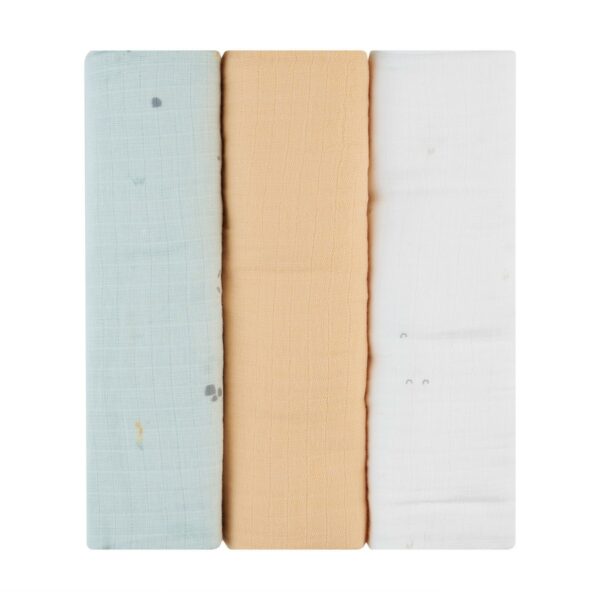 Комплект 3 бр муселинови пелени 100х100 см Sleepy Sheepin stock