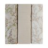 Комплект 3 бр муселинови пелени 75х75 см Secret Garden Beigein stock