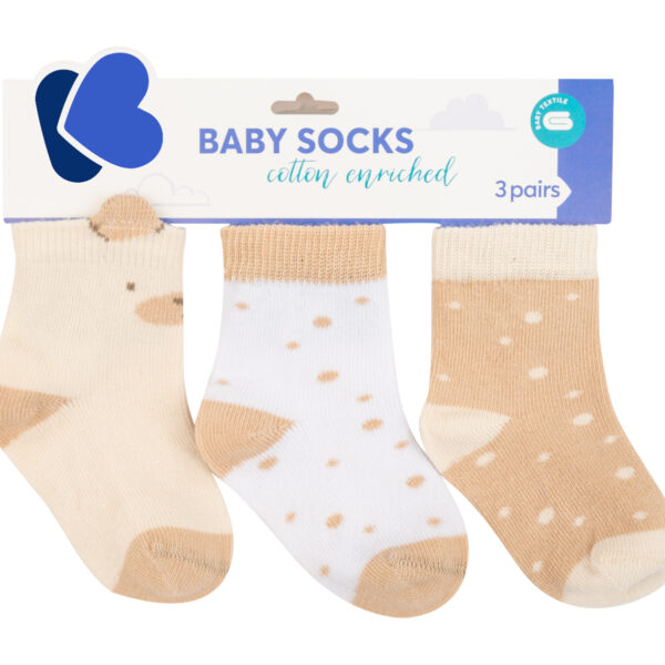 Бебешки чорапи с 3D уши My Teddy 2-3гin stock