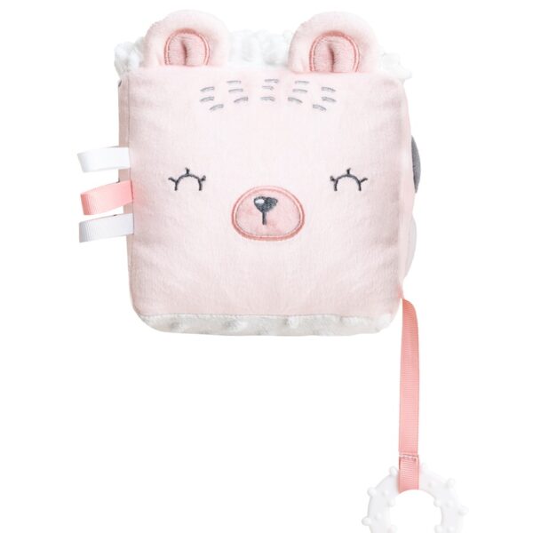 Плюшено кубче Bear with me Pinkin stock