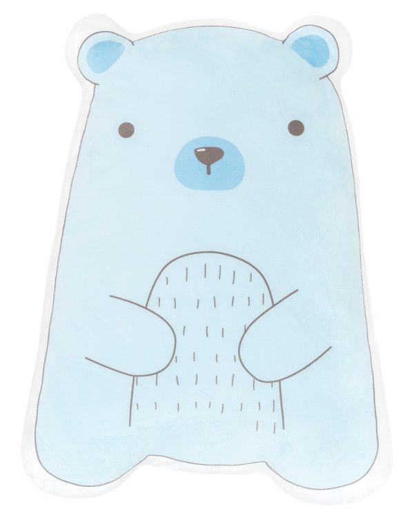 Плюшена възглавница-играчка Bear with me Bluein stock