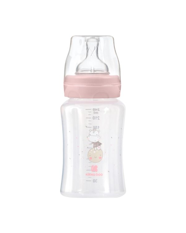 Шише РР 240мл Hippo Dreams Pinkin stock