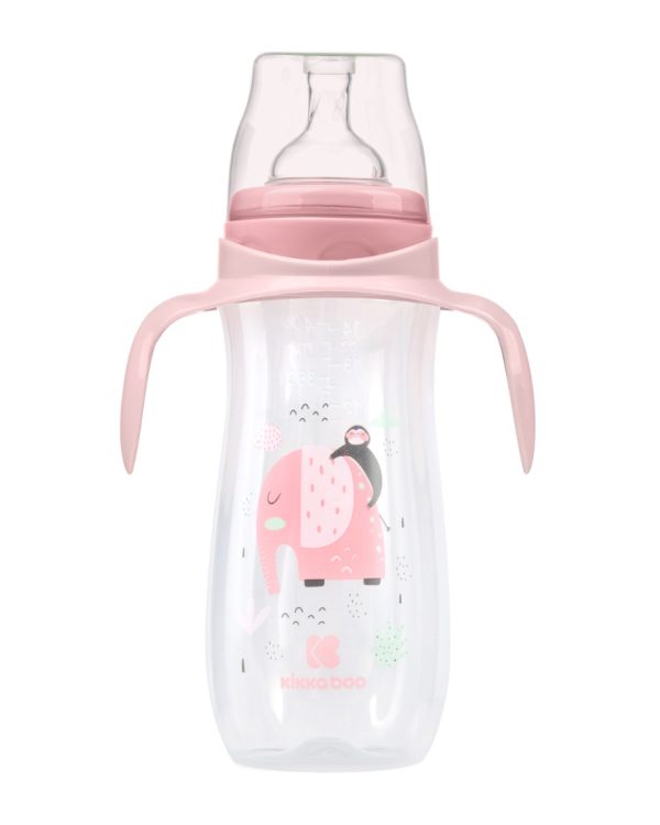 Шише PP 400мл Jingle Jungle Pinkin stock