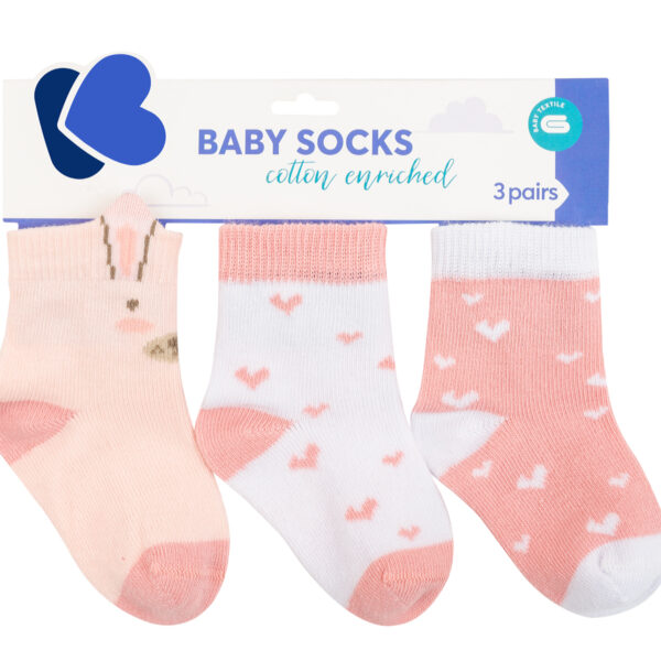 Бебешки чорапи с 3D уши Rabbits in Love 1-2гin stock