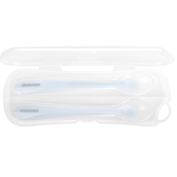 Лъжици силиконови в кутия 2бр Bluein stock