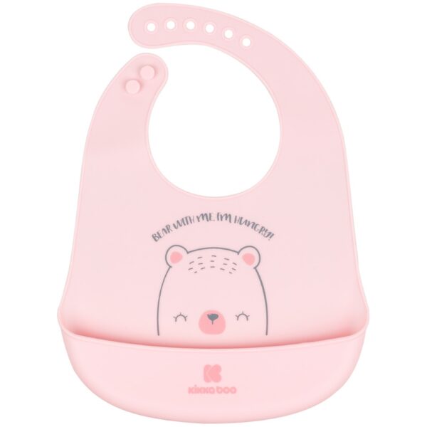 Лигавник силиконов Bear with me Pinkin stock