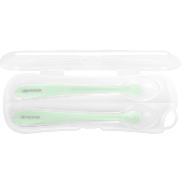 Лъжици силиконови в кутия 2бр Mintin stock