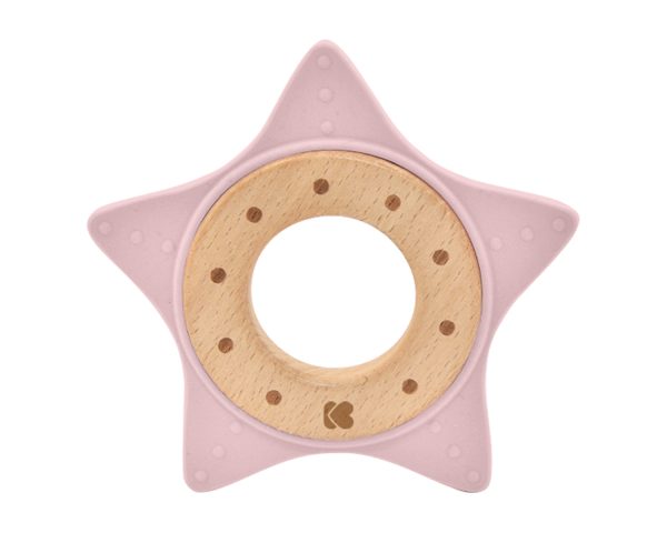 Чесалка дърво-силикон Star Pinkin stock