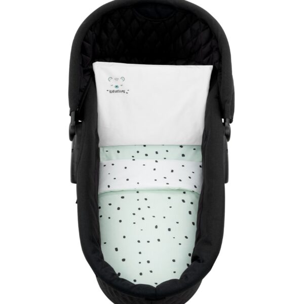 Бебешки спален комплект за количка 6 части Bear with me Mintout of stock