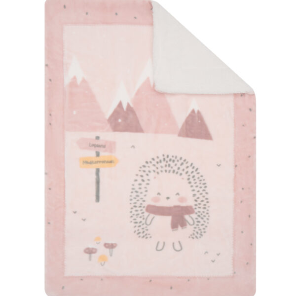 Супер меко бебешко одеяло с шерпа 80/110 см Hedge-hugsin stock