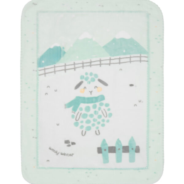 Супер меко бебешко одеяло 110/140 см Sleepy Sheepin stock