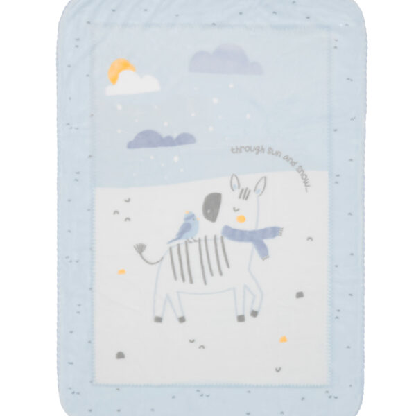 Супер меко бебешко одеяло 110/140 см Stripy Friendsin stock