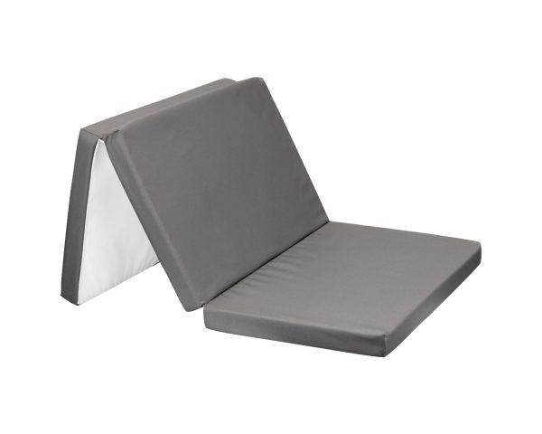 Сгъваем матрак 59/118/5 см полиестер Dark Greyin stock