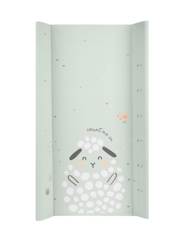 Твърда PVC подложка за повиване 50х70см Sleepy Sheepin stock