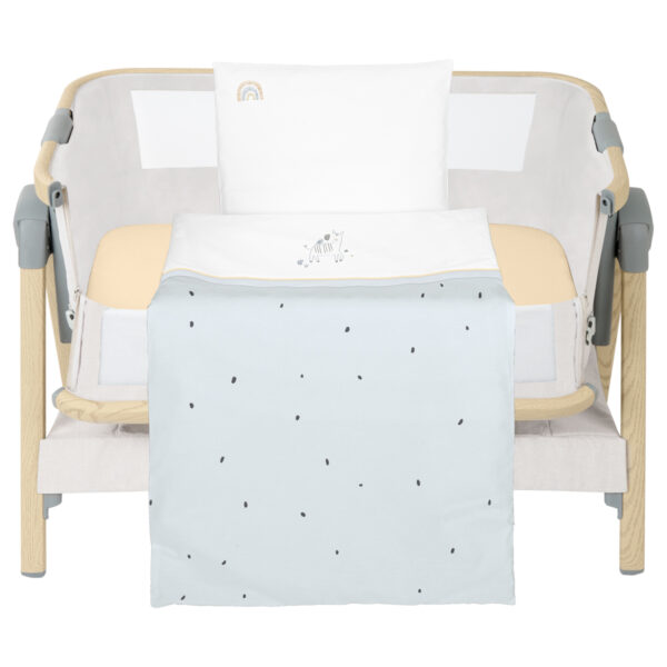 Бебешки спален комплект за мини-кошара 3ч Stripy Friendsin stock