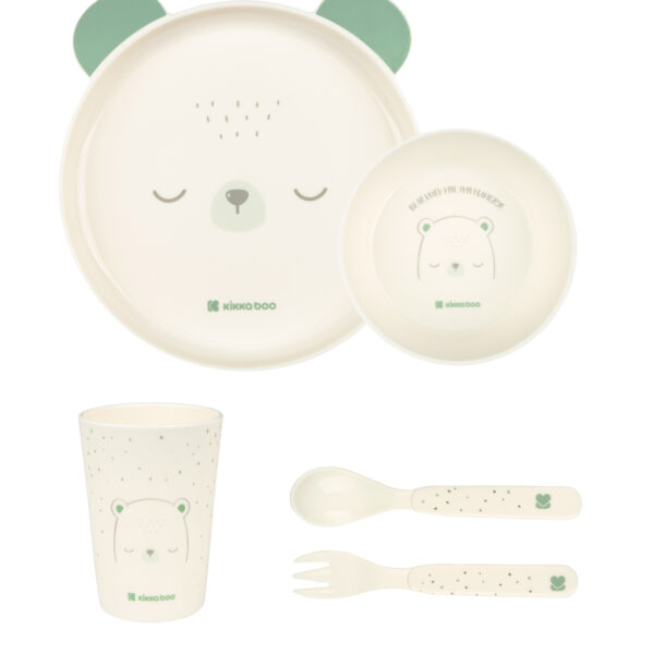 Сет за хранене пластмаса Bear with me Mintin stock