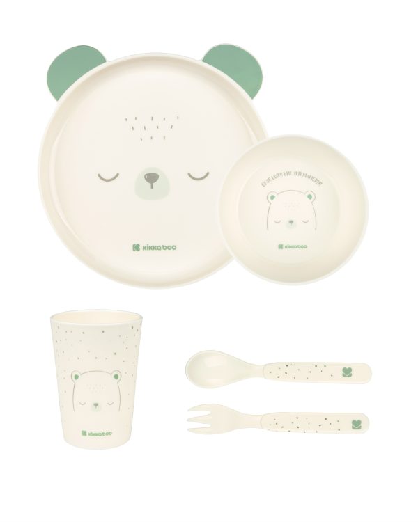 Сет за хранене пластмаса Bear with me Mintin stock