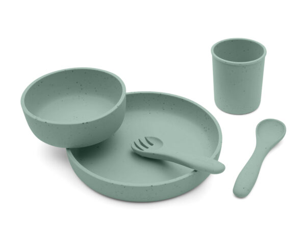 Сет за хранене 5 части Platinum Silicone Sagein stock