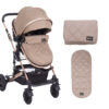 Комбинирана количка 2 в 1 с трансф.седалка Amaia Beigeout of stock