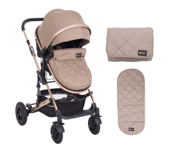 Комбинирана количка 2 в 1 с трансф.седалка Amaia Beigeout of stock